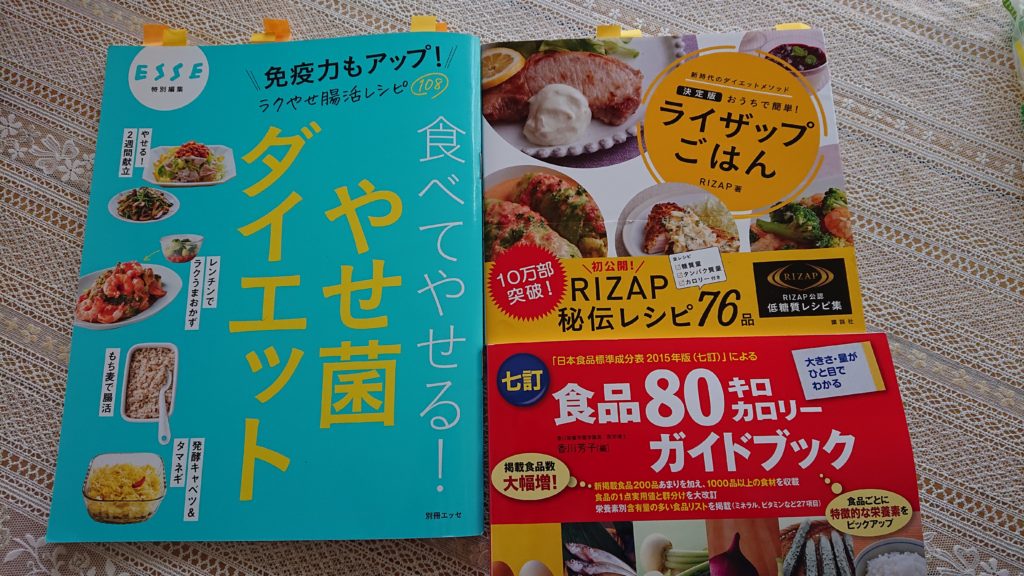 リバウンドしないダイエット レシピ本とカロリー表